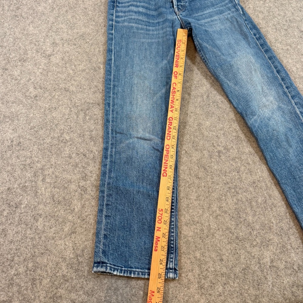 MOTHER Boot Cut Jeans in Medium Blue Wash - Picture 2 of 10